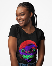 Funky Cat Wizard Unisex Softstyle T-Shirt - Perfect for Halloween and Cat Lovers