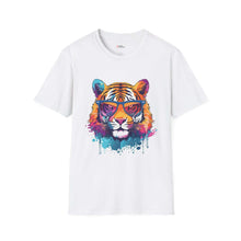 Colorful Tiger Graphic T-Shirt - Trendy Wild Art