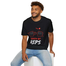 Death by Reps Unisex Softstyle T-Shirt | Perfect for Gym Lovers and Fitness Enthusiasts