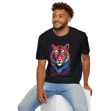 Vibrant Tiger Graphic Unisex Softstyle T-Shirt