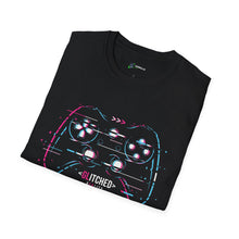 Glitched Reality Gamer T-Shirt | Unisex Softstyle Tee | Gaming Gift | Retro Video Game Shirt | Perfect for Birthdays and Events