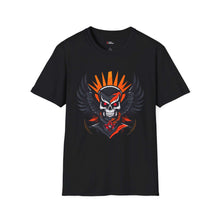 Rebel Skull Wings Unisex T-Shirt - Edgy Graphic Tee for Music Lovers