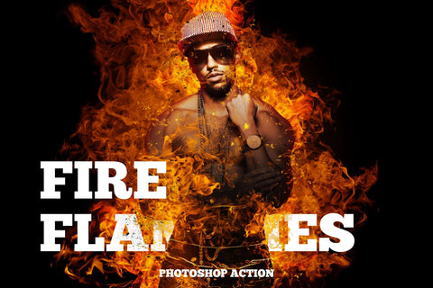 Fire Flames Photoshop Action - Create Stunning Visuals