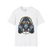 Fun Gorilla Graphic Unisex Softstyle T-Shirt - Perfect for Music Lovers