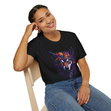 Vibrant Wolf Unisex T-Shirt - Nature Lover's Dream