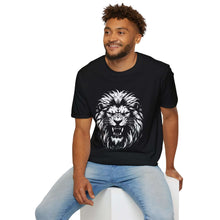 Fierce Lion Graphic T-Shirt | Unisex Softstyle Tee for Animal Lovers