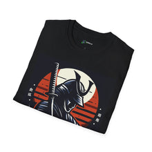 Unisex Softstyle Samurai Graphic T-Shirt - Cool Vintage Design