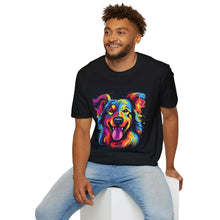 Colorful Dog Portrait T-Shirt for Pet Lovers