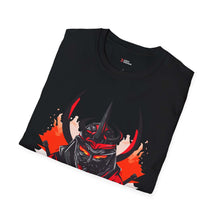 Epic Samurai Graphic Unisex Softstyle T-Shirt - Bold Design for Anime Fans