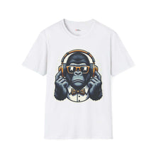 Fun Gorilla Graphic Unisex Softstyle T-Shirt - Perfect for Music Lovers