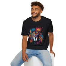 Colorful Lion Graphic Unisex T-Shirt - Bold & Fun