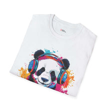 Colorful Panda Graphic T-Shirt for Animal Lovers