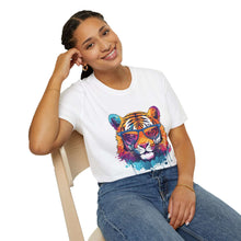 Colorful Tiger Graphic T-Shirt - Trendy Wild Art