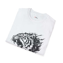 Fierce Tiger Graphic Unisex Softstyle T-Shirt | Casual Wear for Animal Lovers