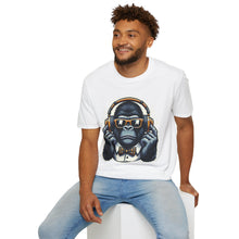 Fun Gorilla Graphic Unisex Softstyle T-Shirt - Perfect for Music Lovers