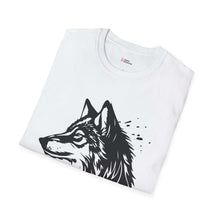 Wolf Illustration Unisex Softstyle T-Shirt