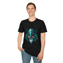 Unisex Softstyle Graphic T-Shirt with Skull Design - Perfect for Halloween and Gaming Fans