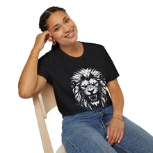 Fierce Lion Graphic T-Shirt | Softstyle Tee for All