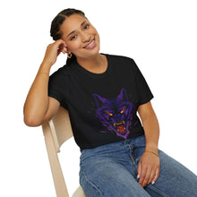 Fierce Wolf Graphic Unisex Softstyle T-Shirt | Unique Art for Nature Lovers