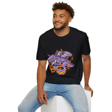 Purple Dragon Unisex Softstyle T-Shirt - Bold Graphic Tee for Fantasy Lovers