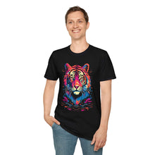 Vibrant Tiger Graphic Unisex Softstyle T-Shirt