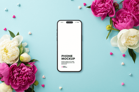 Women's Day Concept Phone Mockup