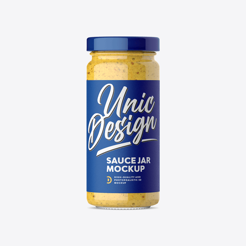 Sauce Jar Mockup