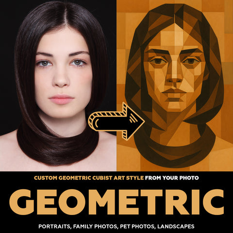 Custom Cubist Portrait