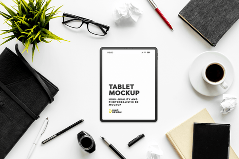 Journalist Concept Tablet Mockup