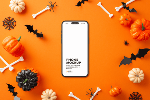 Halloween Concept Phone Mockup