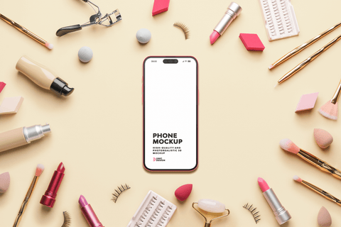 Makeup Concept Phone Mockup