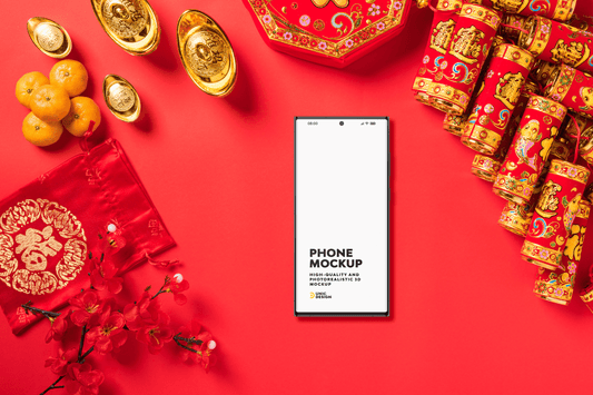 Chinese New Year Concept Mockup