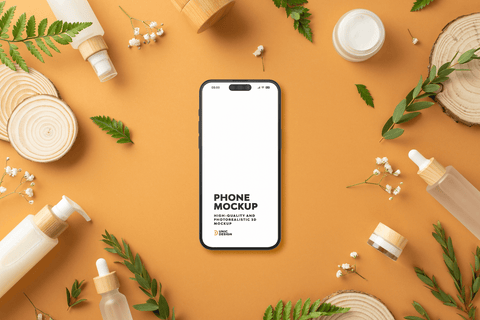 Cosmetic Concept Phone Mockup