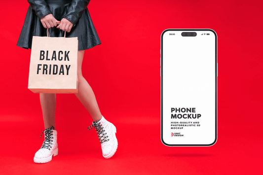 Black Friday Concept Phone Mockup