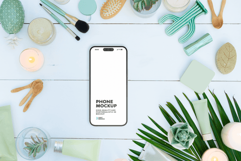 Cosmetic Concept Phone Mockup