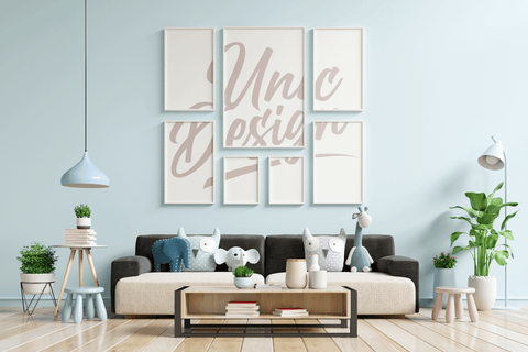 Living Room Concept Frame Mockup