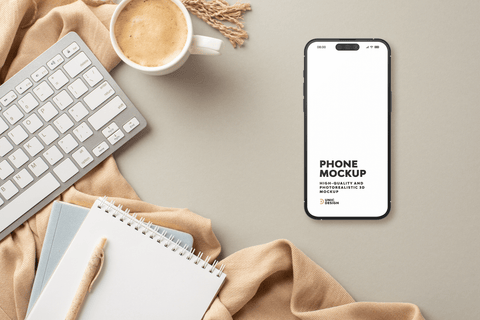 Autumn Business Concept Phone Mockup