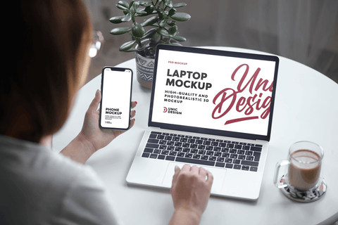 Laptop & Phone Concept Mockup