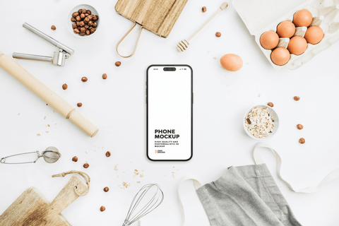 Baking Concept Phone Mockup