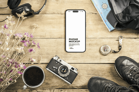 Hiking Concept Phone Mockup