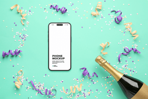 Party Concept Phone Mockup - Get Yours Today!