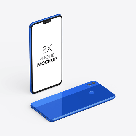 8X Phone Mockup