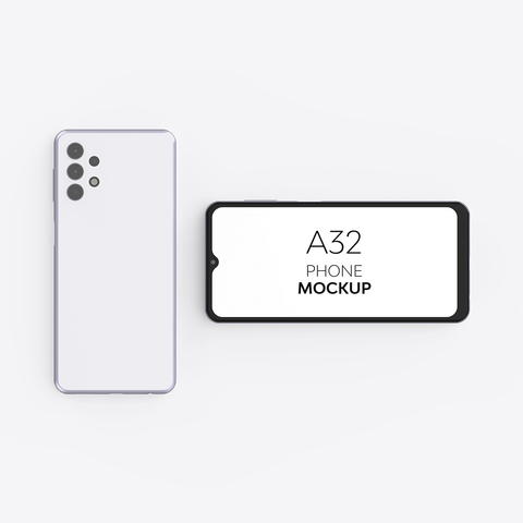A32 Phone Mockup