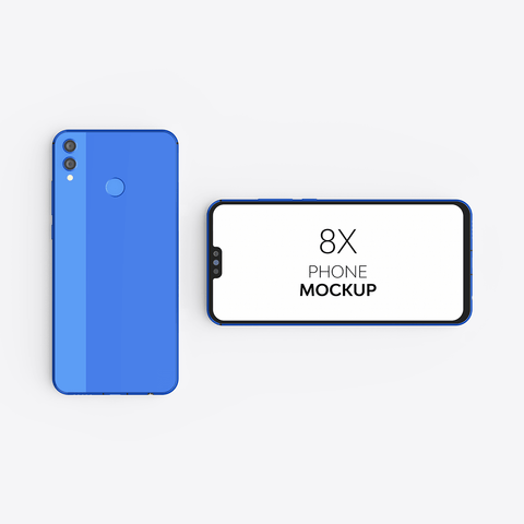 8X Phone Mockup