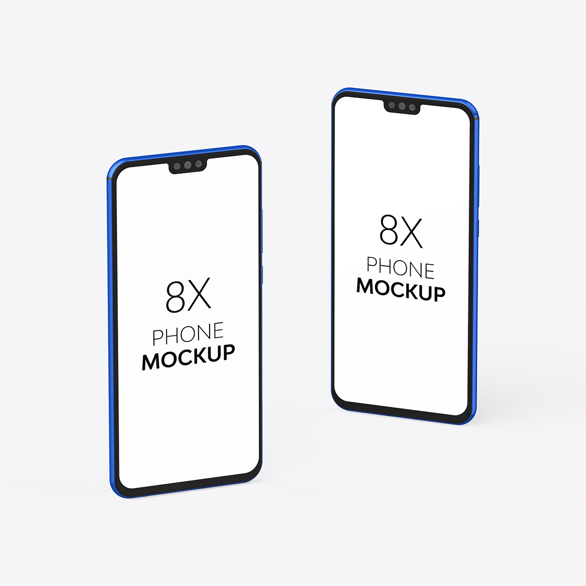 8X Phone Mockup