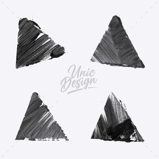 Stamp Triangle Paint Brushes