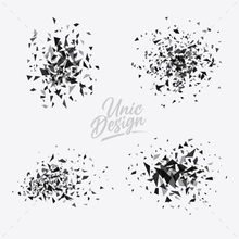 Stamp Shatter Brushes for Photoshop - Enhance Artwork