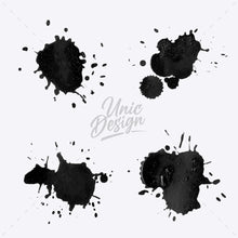 Stamp Ink Splatter Brushes - 74 High-Quality Versions