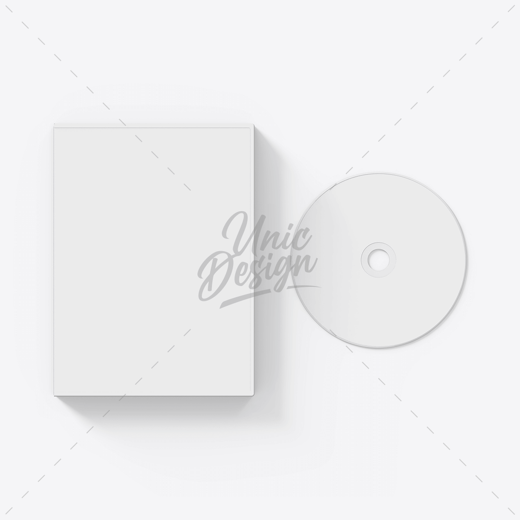 Customizable CD Case Mockup for Photoshop