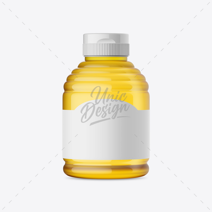 Honey Bottle Mockup